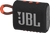 JBL Go 3 Black Orange Speaker hero photo