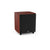 JBL Studio 660P Speaker in Wood color in side view with fabric photo