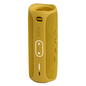 JBL Flip 5 Speaker Mustard Yellow Back View Photo
