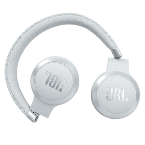 JBL Live 460NC Headphones White Details when Folded Photo