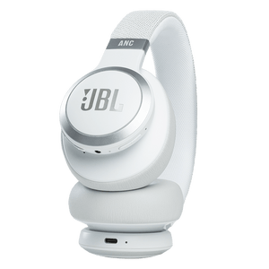 JBL Live 660NC Headphones White Details Photo