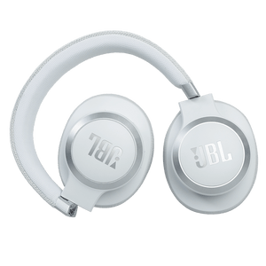 JBL Live 660NC Headphones White Details when Folded Photo