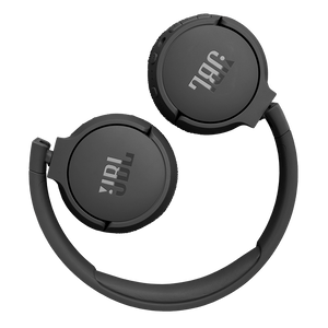 JBL Tune 670NC Headphones Black Details when Folded Photo