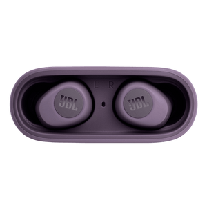 JBL Wave 100 TWS Earbuds Purple Top Case Open Photo